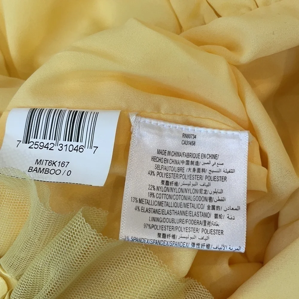 BCBGMaxAzria bamboo yellow